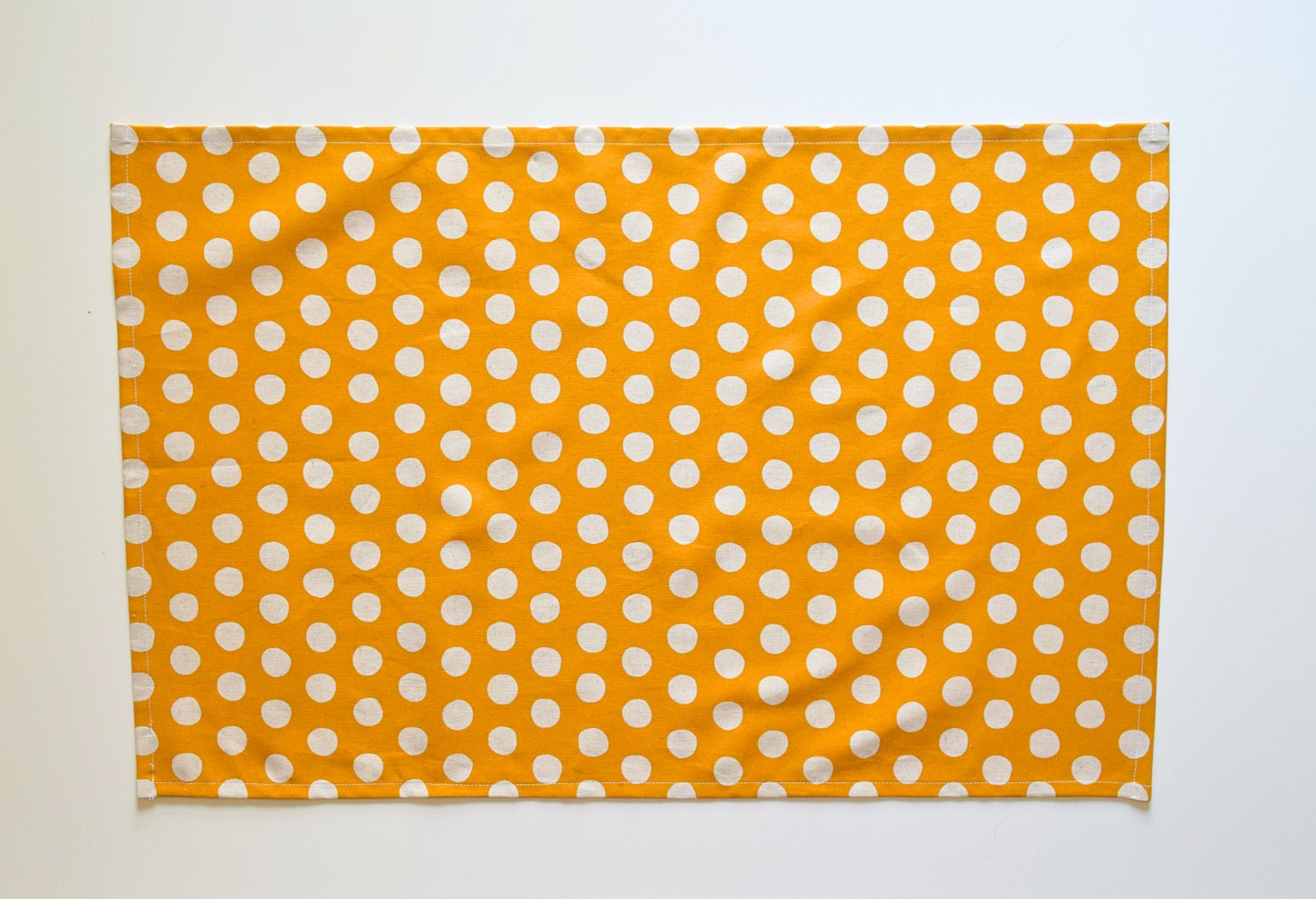 Modern Print Dish Towel Yellow Dot
