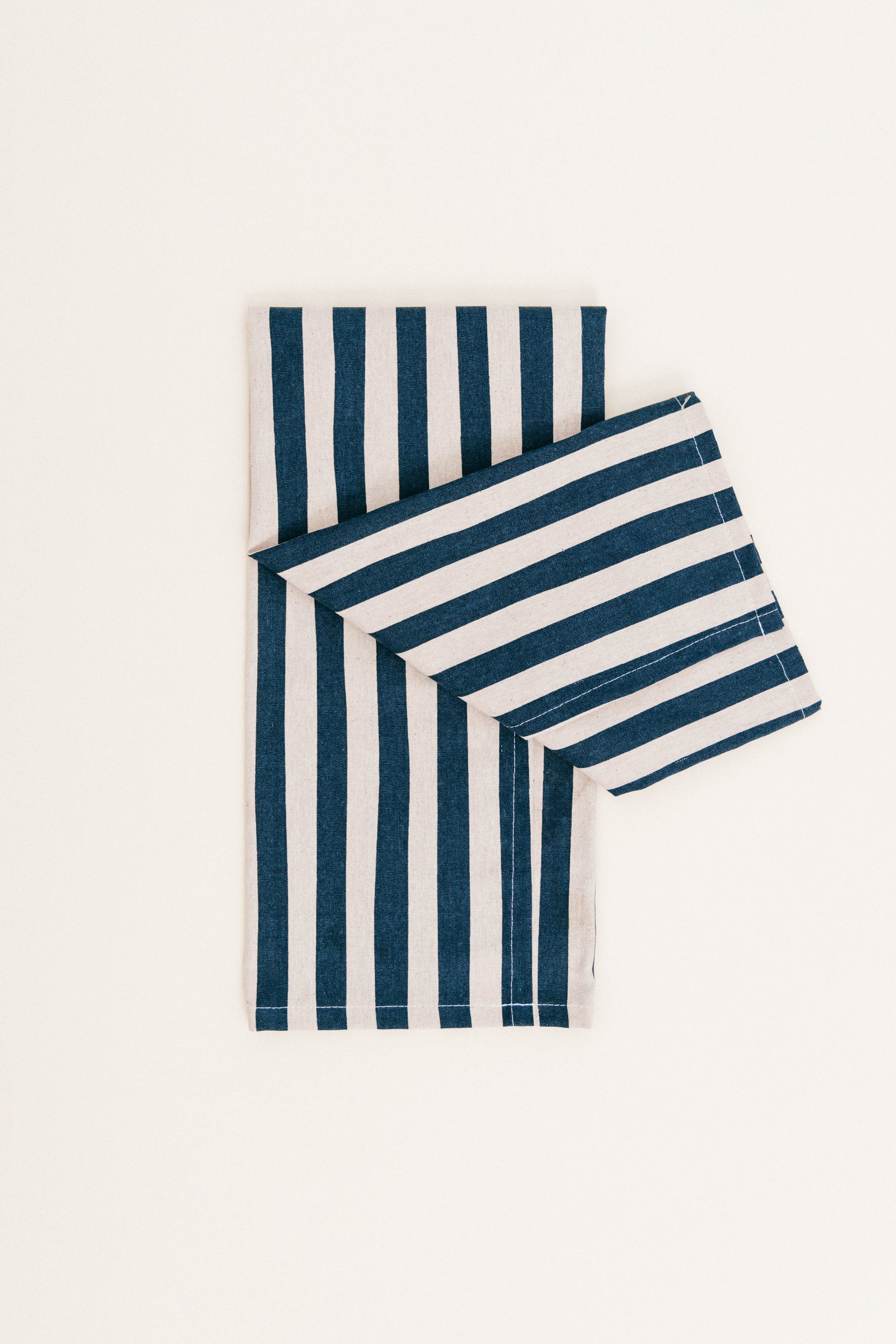 Modern Print Dish Towel Navy Stripe