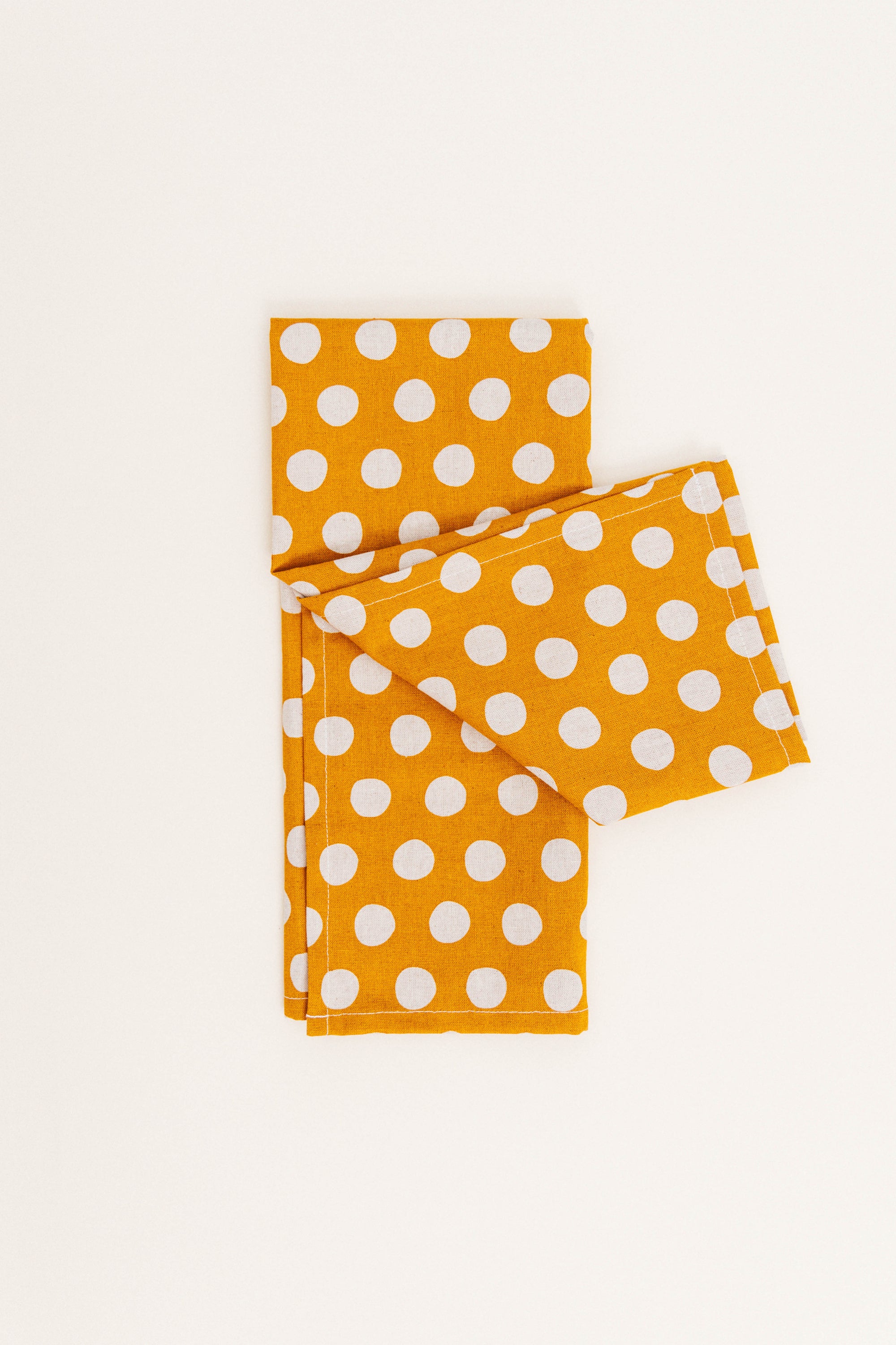 Modern Print Dish Towel Yellow Dot
