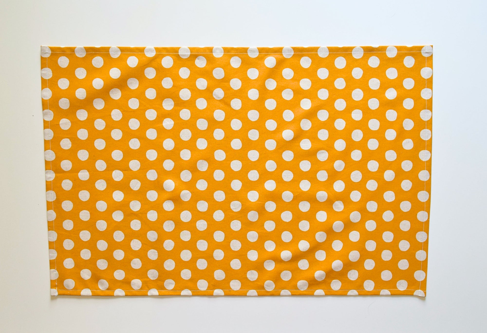 Modern Print Dish Towel Yellow Dot